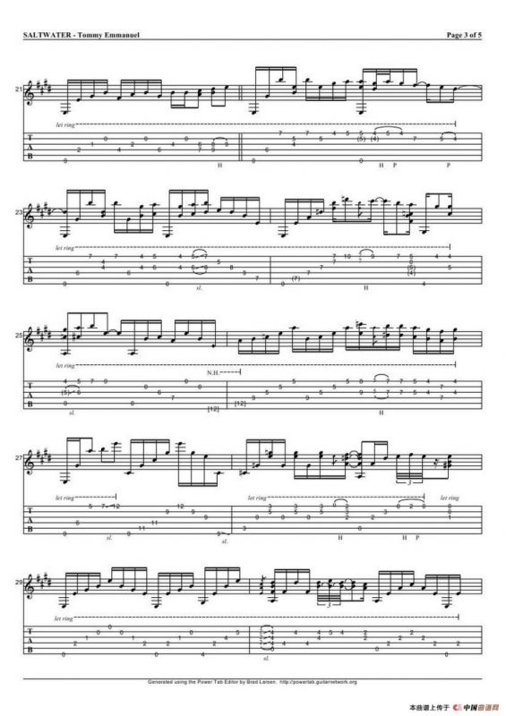 tommy emmanuel： saltwater(1)（指弹吉它）