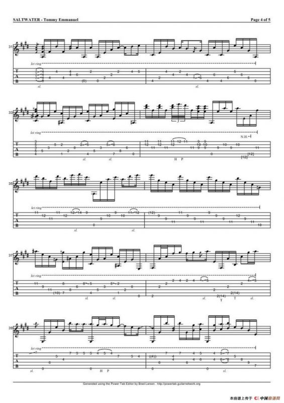 tommy emmanuel： saltwater(1)（指弹吉它）