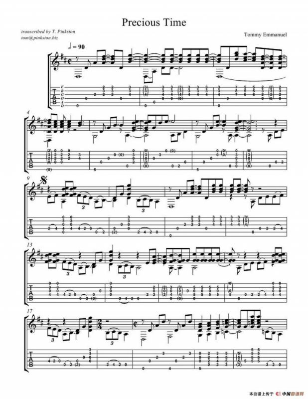 tommy emmanuel： precious time（指弹吉它）