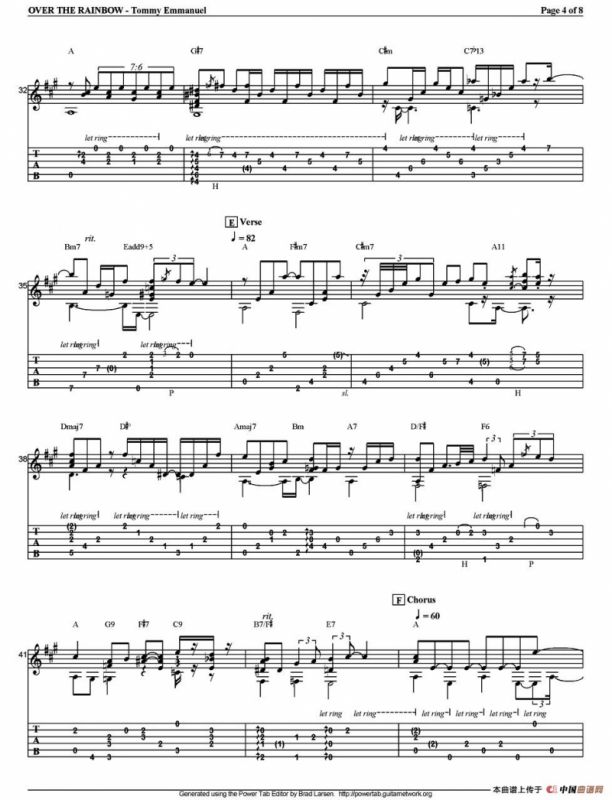 tommy emmanuel：over the rainbow（指弹吉他）