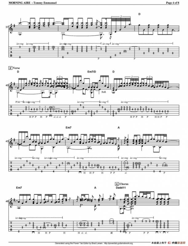 tommy emmanuel：morning aire（指弹吉他）