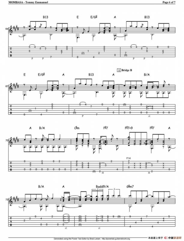 tommy emmanuel：mombasa（指弹吉他）