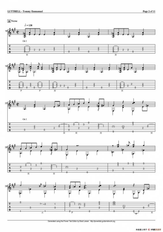 tommy emmanuel：luttrell（指弹吉他）