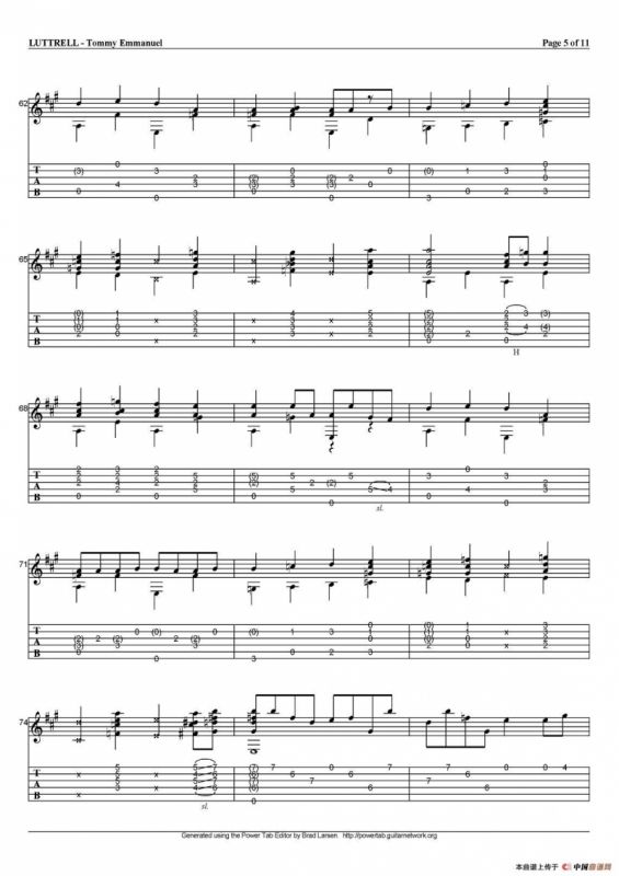 tommy emmanuel：luttrell（指弹吉他）