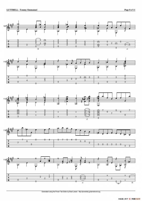 tommy emmanuel：luttrell（指弹吉他）