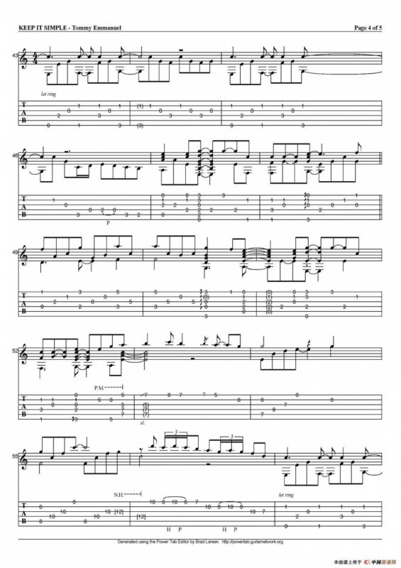 tommy emmanuel：keep it simple（指弹吉他）