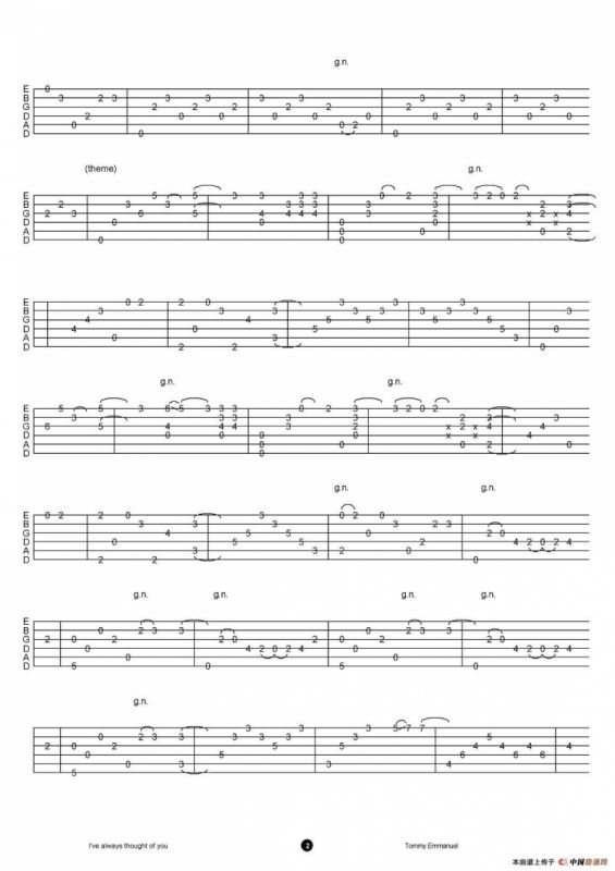 tommy emmanuel；i have always thought of you（指弹吉他）