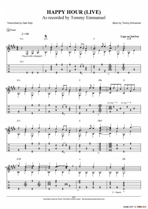 tommy emmanuel：happy hour live（指弹吉他）