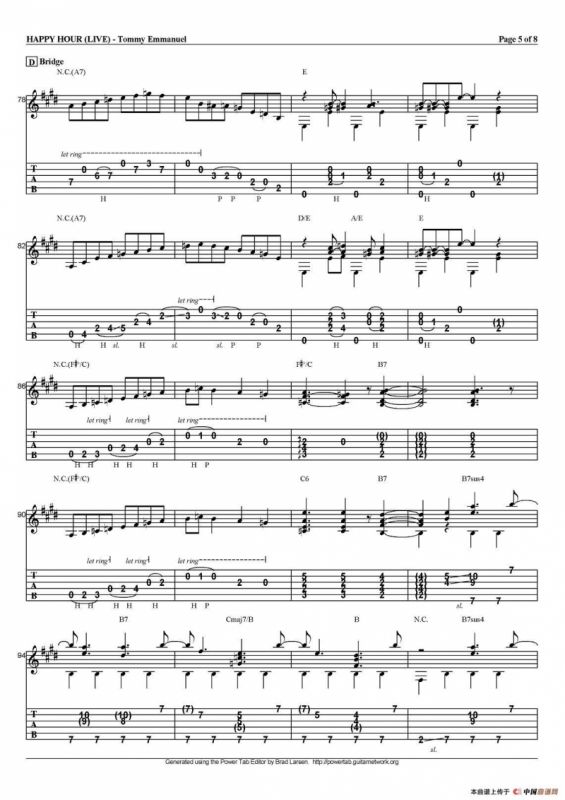 tommy emmanuel：happy hour live（指弹吉他）