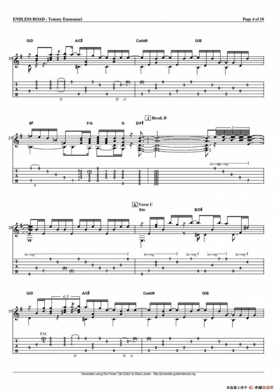 tommy emmanuel：endless road（指弹吉他）