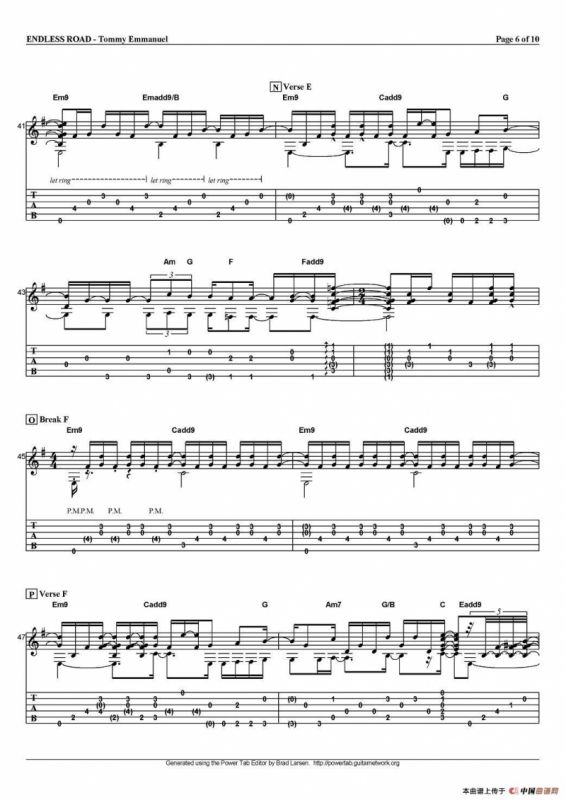 tommy emmanuel：endless road（指弹吉他）