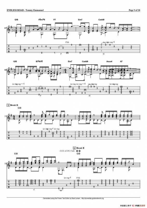 tommy emmanuel：endless road（指弹吉他）