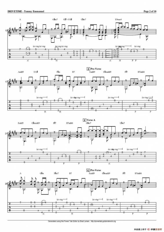 tommy emmanuel：drivetime（指弹吉他）