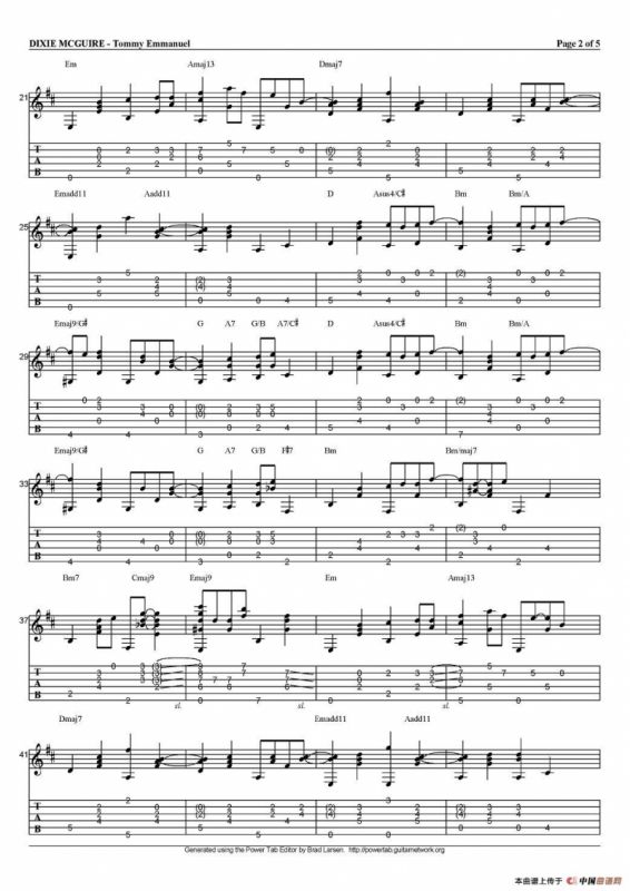 tommy emmanuel：dixie mcguire（指弹吉他）