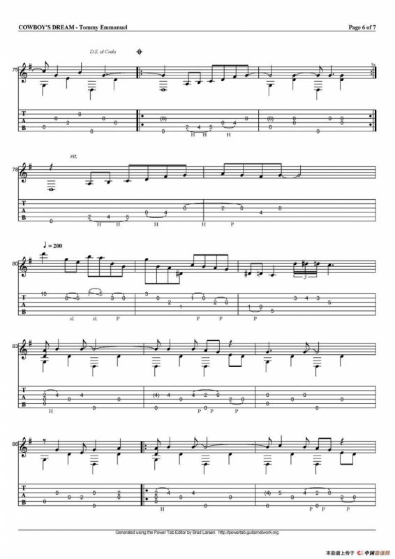 tommy emmanuel：cowboys dream
