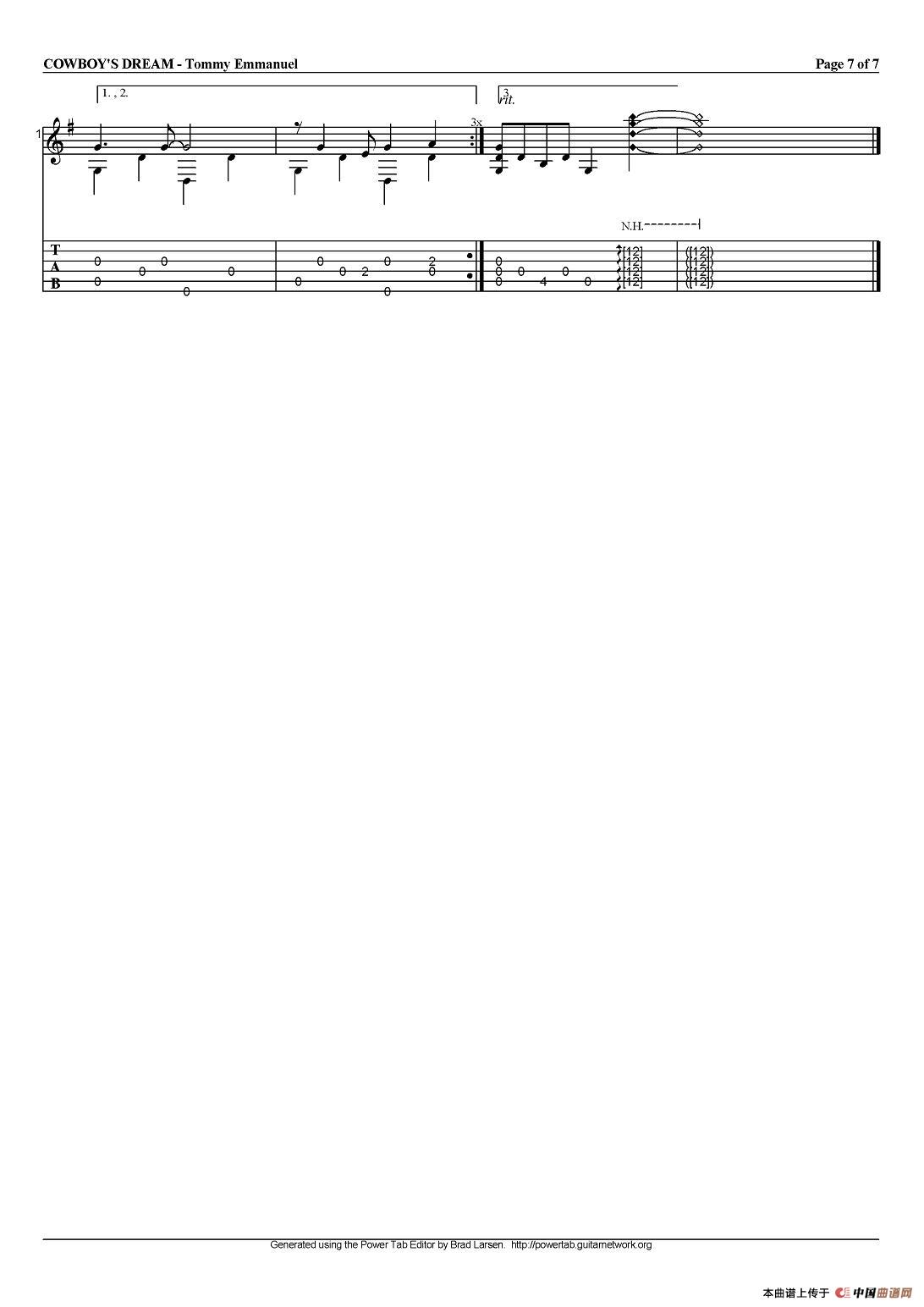 tommy emmanuel：cowboys dream