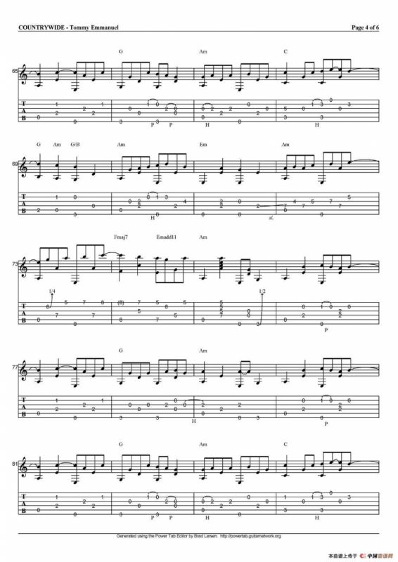 tommy emmanuel：countrywide（指弹吉他）