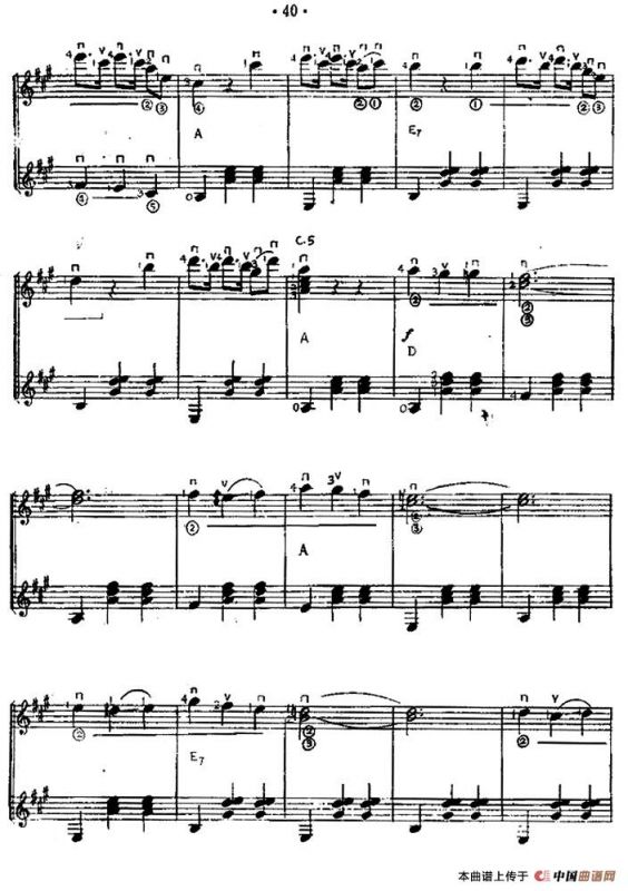 杜鹃圆舞曲（西班牙吉他匹克式独奏）