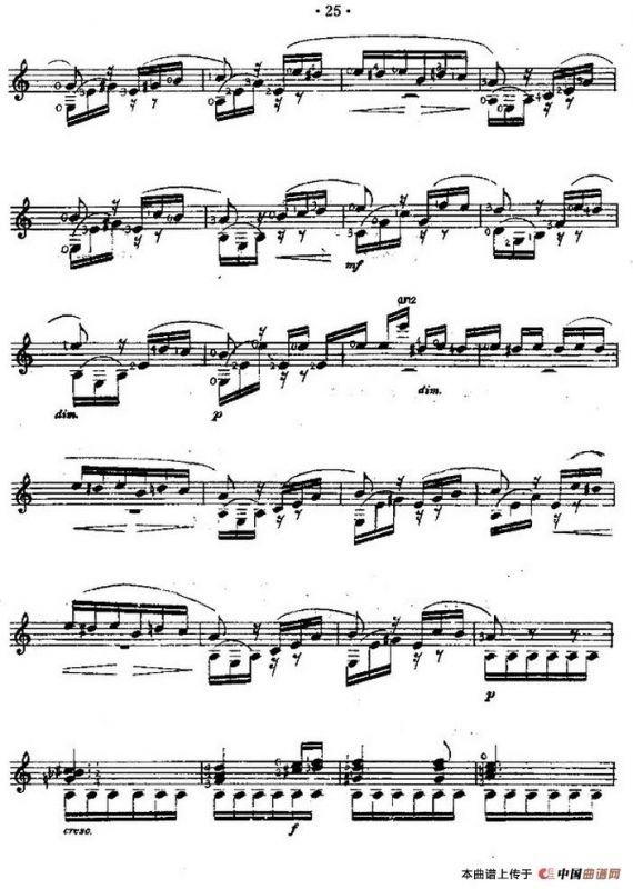 致爱丽丝（西班牙吉他古典式独奏）