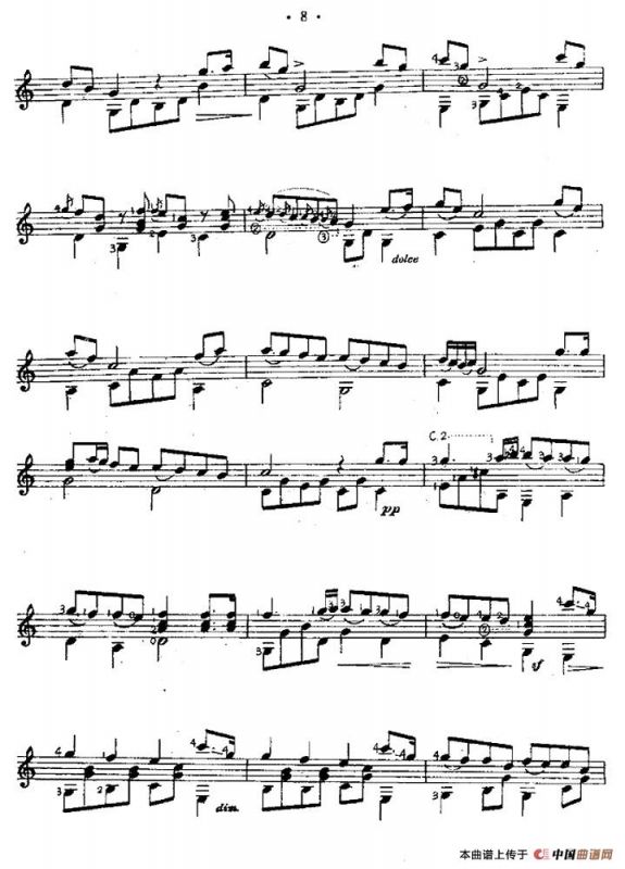 小夜曲（西班牙吉他古典式独奏）