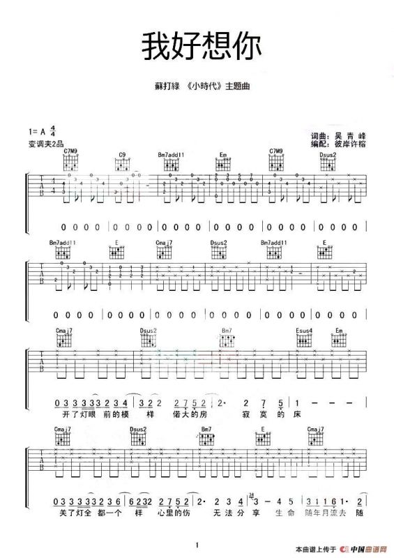 我好想你（《小时代》主题曲）（彼岸徐榕编配版）