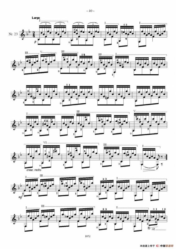 索尔·克斯特26首练习曲之21——26