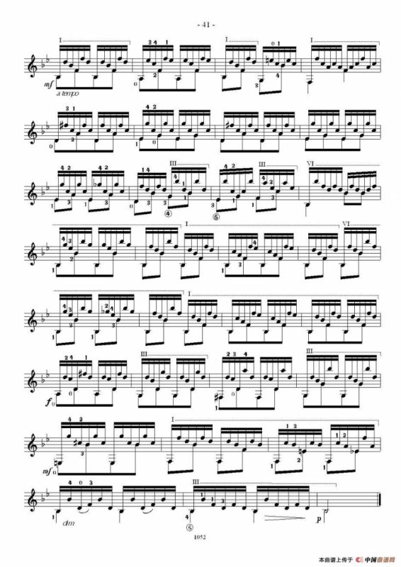 索尔·克斯特26首练习曲之21——26