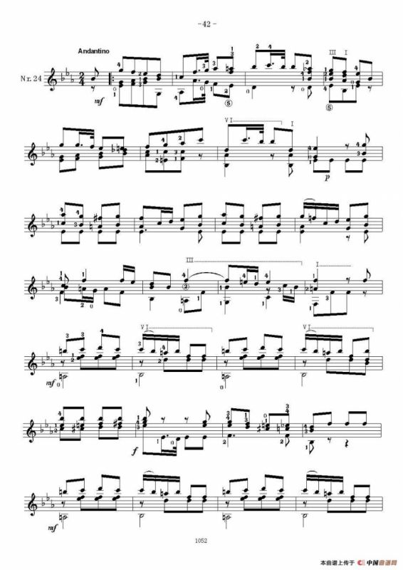 索尔·克斯特26首练习曲之21——26