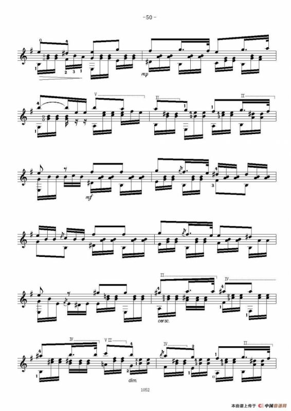 索尔·克斯特26首练习曲之21——26