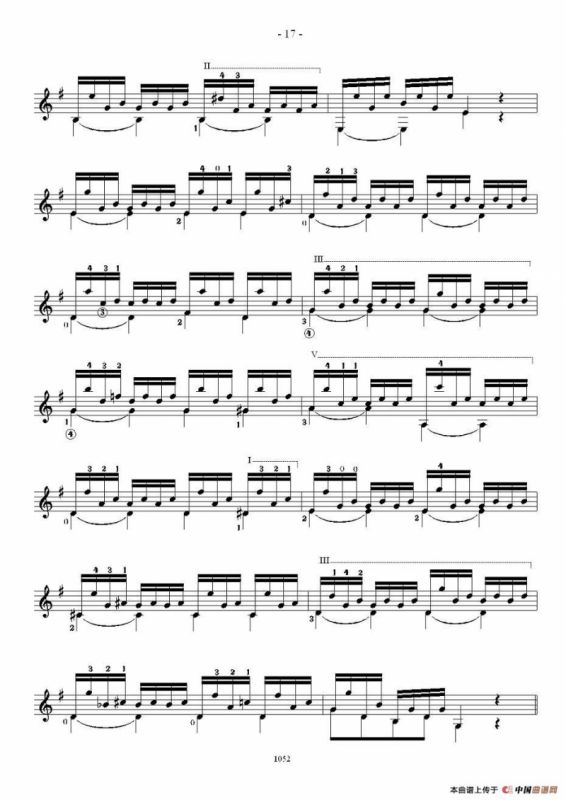 索尔·克斯特26首练习曲之11——15