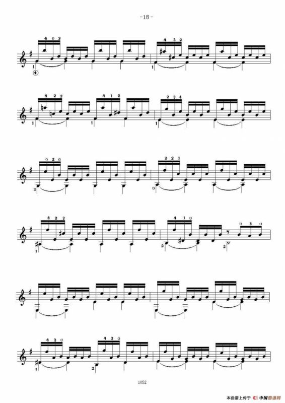 索尔·克斯特26首练习曲之11——15