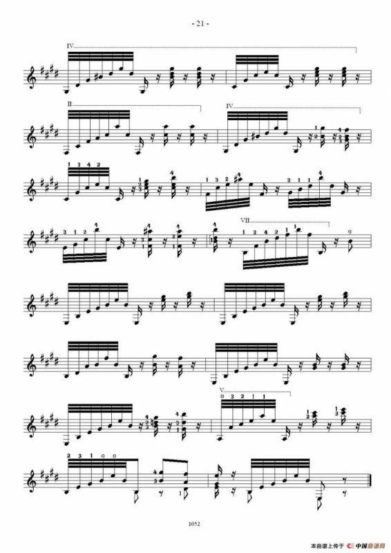 索尔·克斯特26首练习曲之11——15