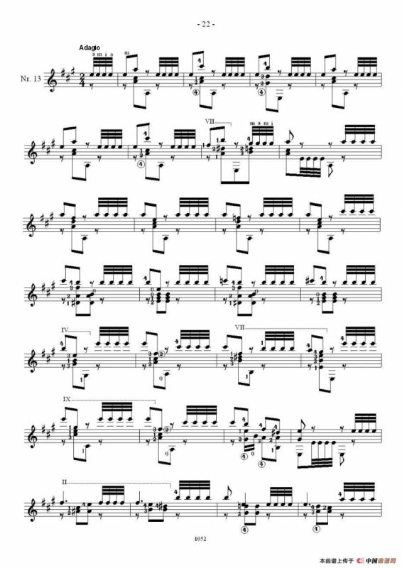 索尔·克斯特26首练习曲之11——15