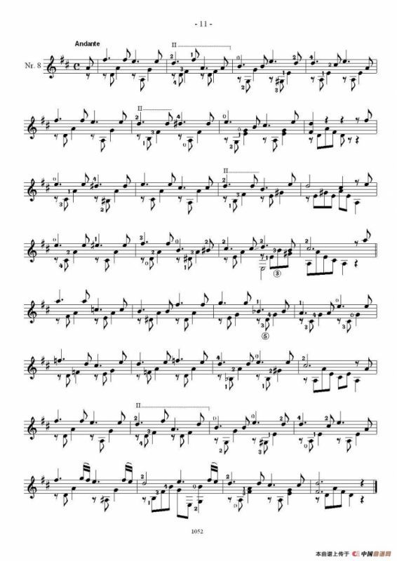 索尔·克斯特26首练习曲之6——10