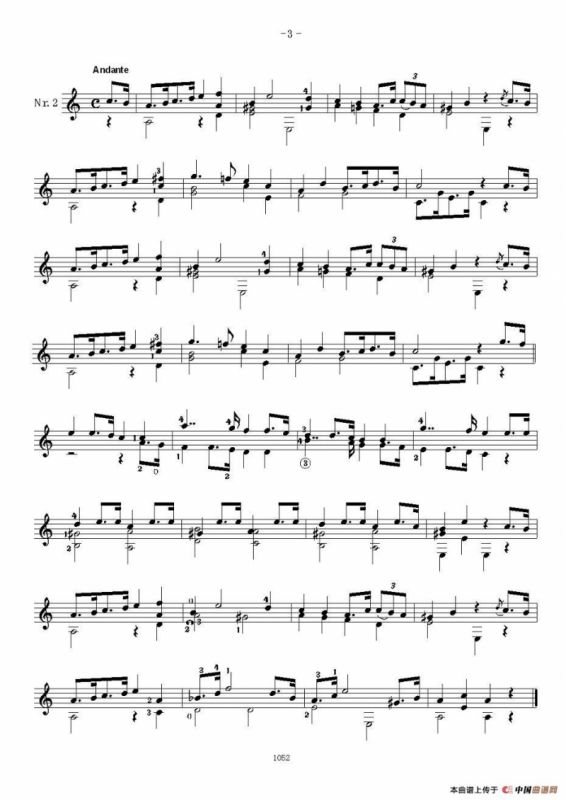 索尔·克斯特26首练习曲之1——5