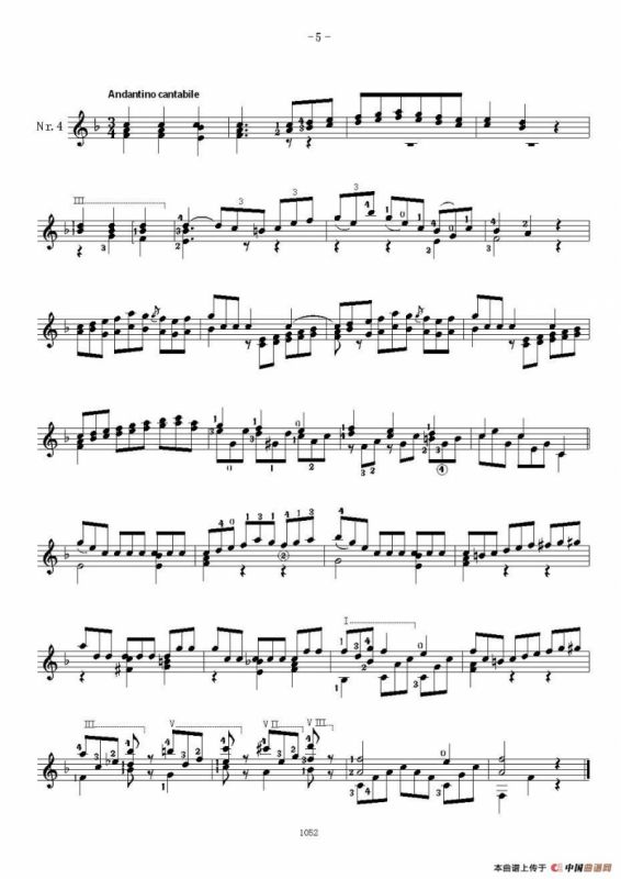 索尔·克斯特26首练习曲之1——5