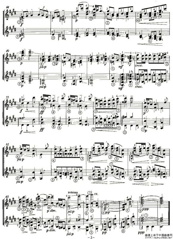 SARABANDE（双吉他）