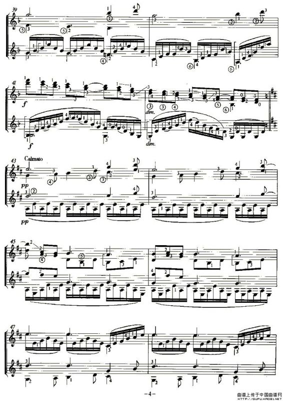 CLAIR DE LUNE（双吉他）