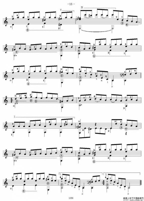 他雷加12首练习曲之7