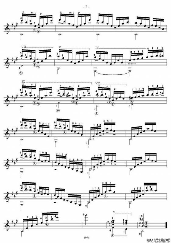 他雷加12首练习曲之4