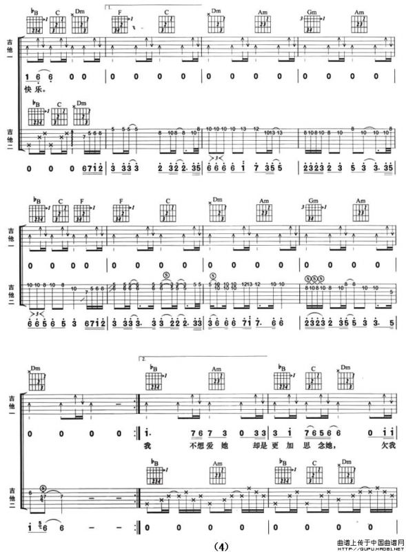 难道爱一个人有错吗（双吉他）