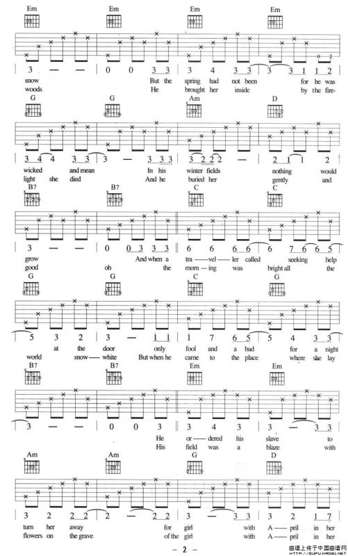 The Girl With April In Her Eyes（眼里有四月的女孩）