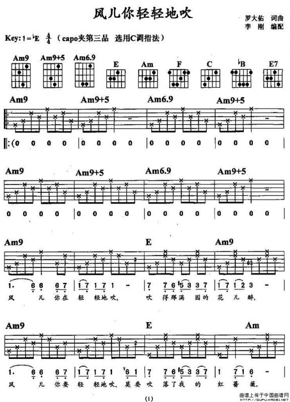 风儿你轻轻地吹