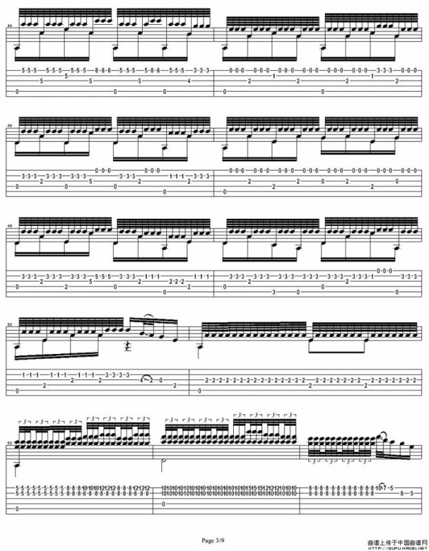 彝族舞曲（指弹谱）