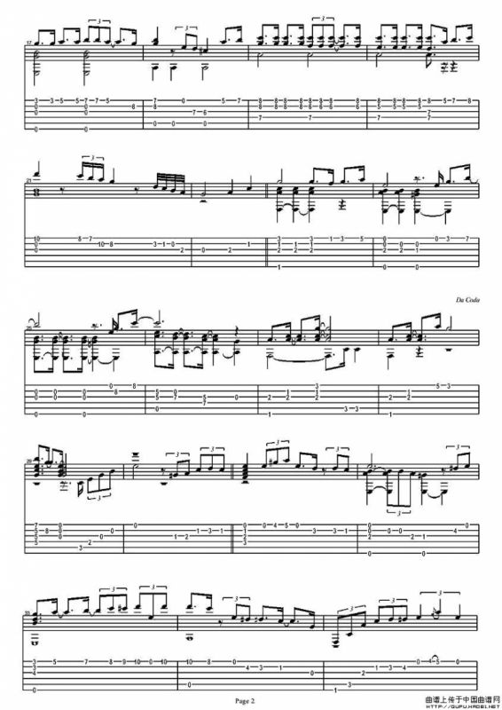 Close to you -Carpenters（指弹谱）