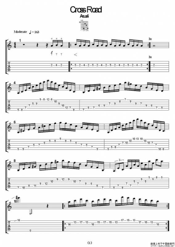 Cross Road（电吉他谱）