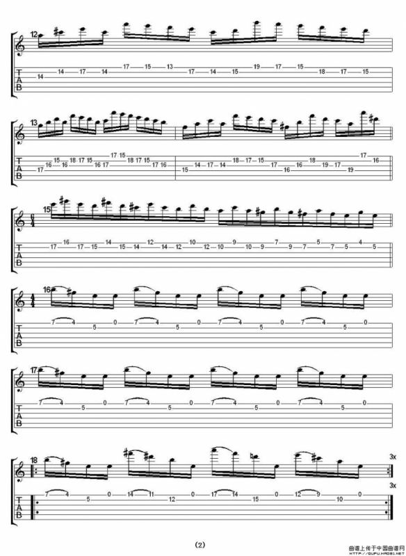 Cross Road（电吉他谱）