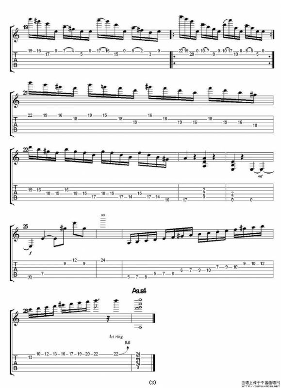 Cross Road（电吉他谱）