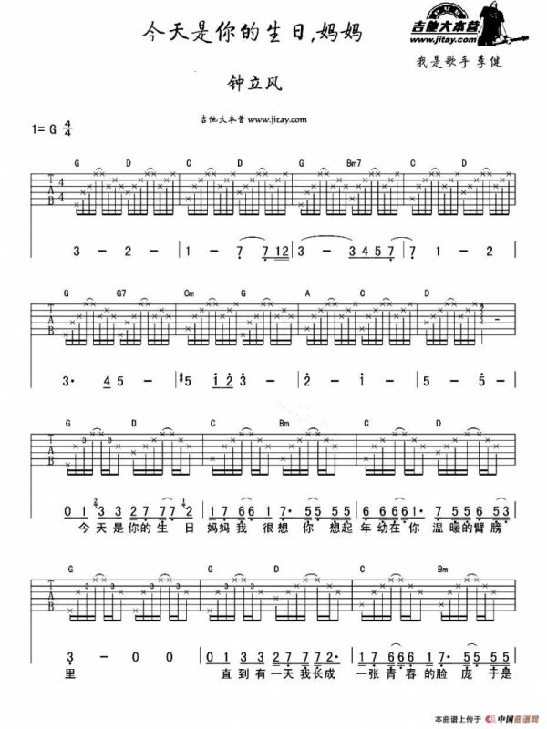 今天是你的生日，妈妈