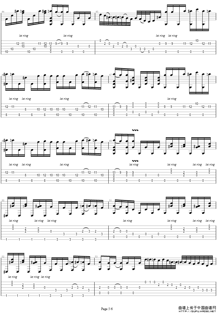 独一无二（古典吉他）